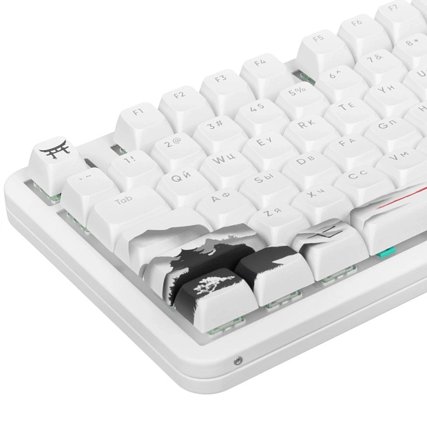 Клавиатура игровая беспроводная Red Square Alumix TKL Satori g3ms Jade RSQ-20055 (белая)