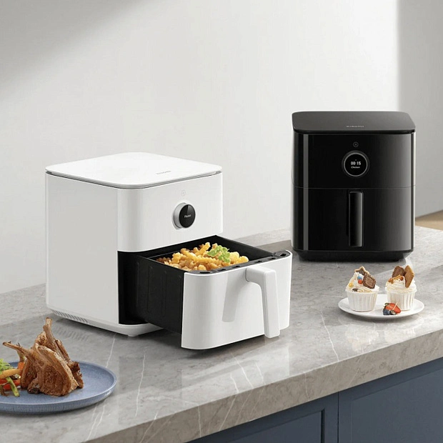 Аэрофритюрница Xiaomi Smart Air Fryer 6.5L, MAF10, BHR7358EU (белая)