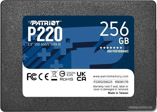 SSD Patriot P220 256GB P220S256G25