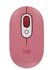 Мышь беспроводная Logitech Pop (розовая), 910-006419