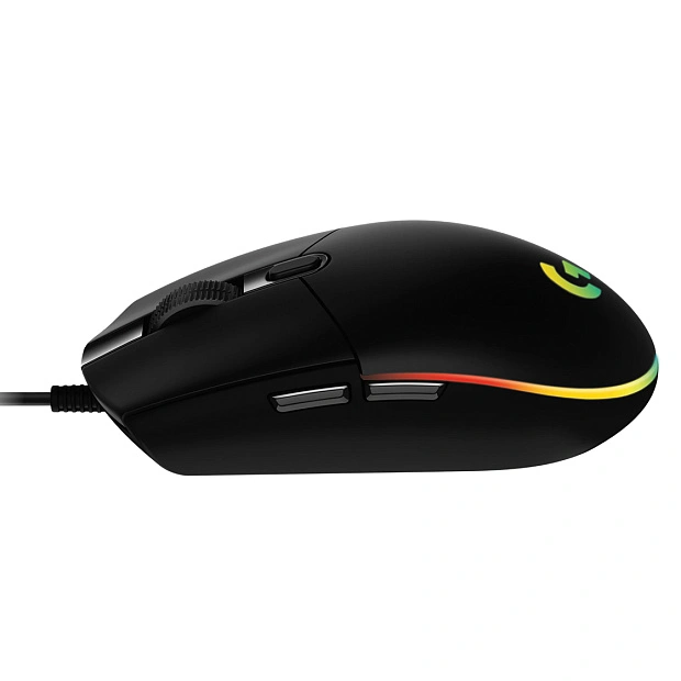 Мышь игровая проводная Logitech G102 Lightsync, 910-005808 (черная)