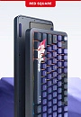 Клавиатура игровая проводная Red Square Alumix TKL Classic Kitsune g3ms Aquamarine RSQ-20051(черная)
