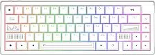Клавиатура игровая беспроводная Дарк Проджект KD65A DP-KD-65A-010100-GZR g3ms Zircon(белая)