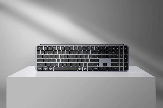 Клавиатура беспроводная утратонкая Keychron B6 Pro B6P-K1-RU (серый космос)