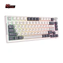 Клавиатура игровая Royal Kludge RK-H81 White Night Cyan switch(белая)