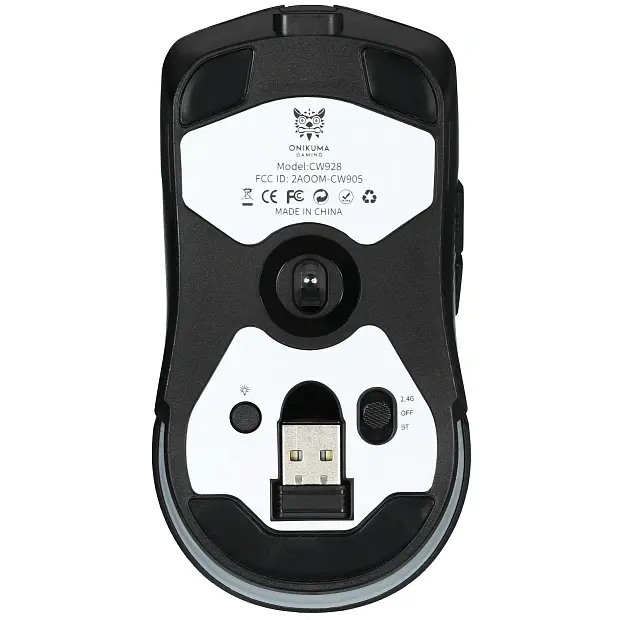 Мышь игровая проводная/беспроводная Onikuma CW929 B (черная)