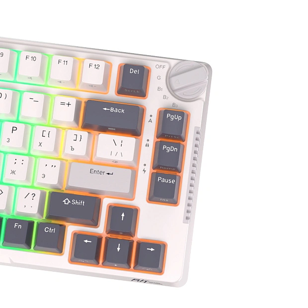 Клавиатура игровая Royal Kludge RK-H81 Blue switch (белая)