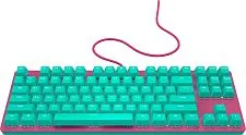 Клавиатура игровая проводная IO by Red Square Typex v2 g3ms Sapphire io211 (бирюзовая/розовая)