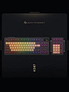 Клавиатура игровая проводная Дарк Проджект KD87A+Numpad g3ms Aquamarine DP-KD-87A-000101-GAM(черная)