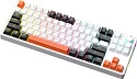 Клавиатура игровая JEGG ZA87 Pro White,black,orange, TNT Yellow (белая)