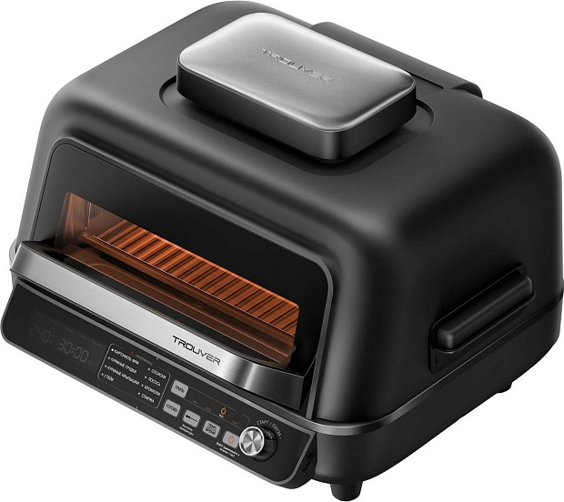 Аэрогриль (аэрофритюрница) Trouver Indoor Air fry grill IG20 Pro Black