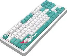 Клавиатура игровая проводная Red Square Alumix TKL Classic Kitsune g3ms Aquamarine RSQ-20052 (белая)