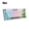 Клавиатура игровая проводная Royal Kludge R75 Silver switch (белая,зеленая)