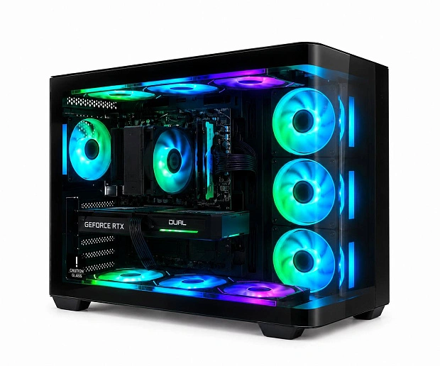 Компьютер HAFF Strela Pulsar AMD Ryzen 5 7500F/32Gb/512Gb/5060Ti/Win11