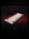 Клавиатура игровая Дарк Проджект KD83A g3ms Onyx v2 DP-KD-83A-110100-GOX СССР (красная/белая)
