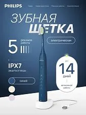 Электрическая зубная щетка Philips HX2471/01 синяя, Китай