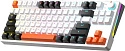 Клавиатура игровая JEGG ZA87 Pro White,black,orange, TNT Yellow (белая)