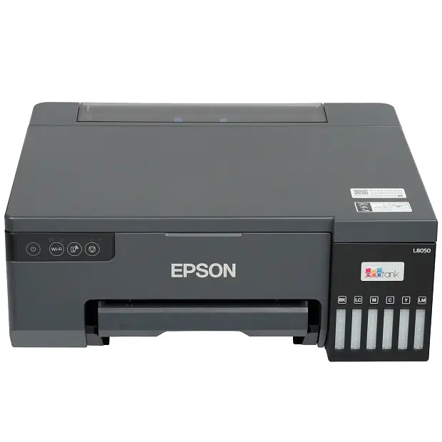 Фотопринтер Epson EcoTank L8050 цветной струйный с СНПЧ, печать на CD/DVD и пластиковых ID-картах