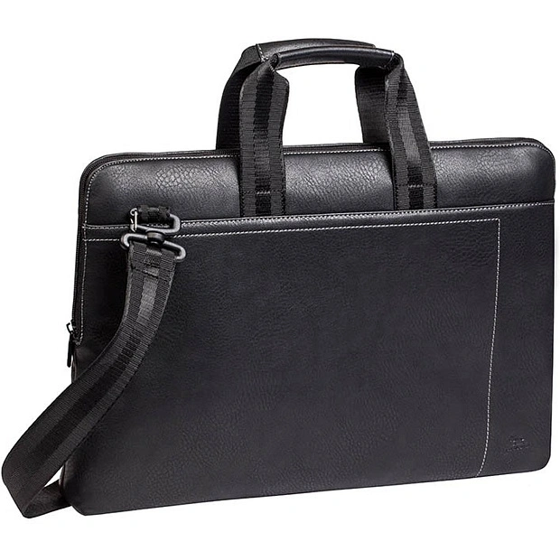Сумка для ноутбука до 15.6" Сумка Rivacase 8930, кожзам, черный