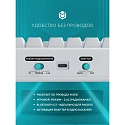 Клавиатура игровая беспроводная IO by Red Square Type 84 Pro g3ms Aquamarine io2011 (белая)