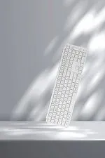 Клавиатура беспроводная ультратонкая Keychron В6 Pro B6P-K8-RU Ivory White (белая)