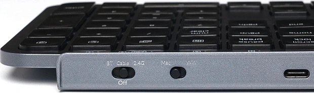 Клавиатура беспроводная утратонкая Keychron B6 Pro B6P-K1-RU (серый космос)