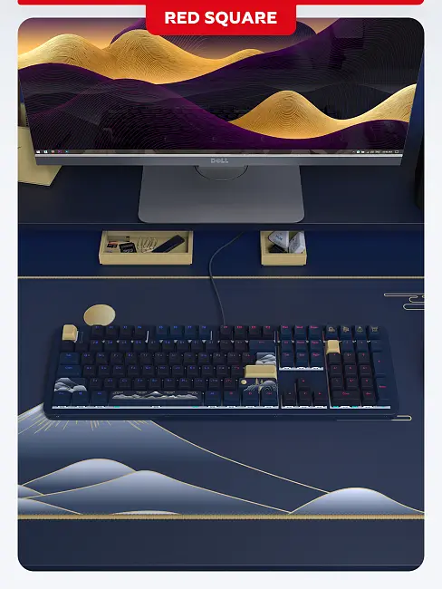 Клавиатура игровая проводная Red Square Alumix 104 Yotei g3ms Sapphire, RSQ-20069 (синий)