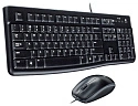 Комплект клавиатура проводная+мышь Logitech МК120 Corded Combo 920-002561 (черный)