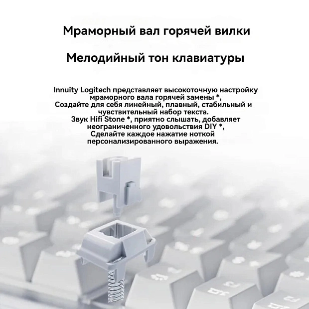 Клавиатура беспроводная Logitech Alto Keys K75M 920-013301 (фиолетовая) 