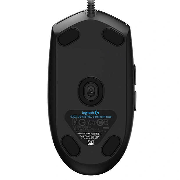 Мышь игровая проводная Logitech G102 Lightsync, 910-005808 (черная)