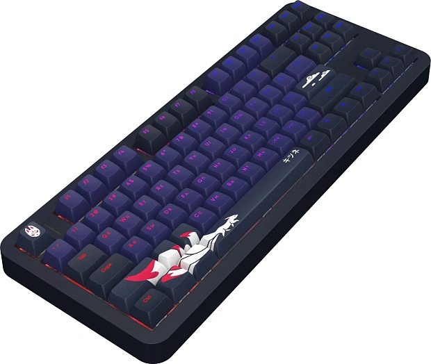 Клавиатура игровая проводная Red Square Alumix TKL Classic Kitsune g3ms Aquamarine RSQ-20051(черная)