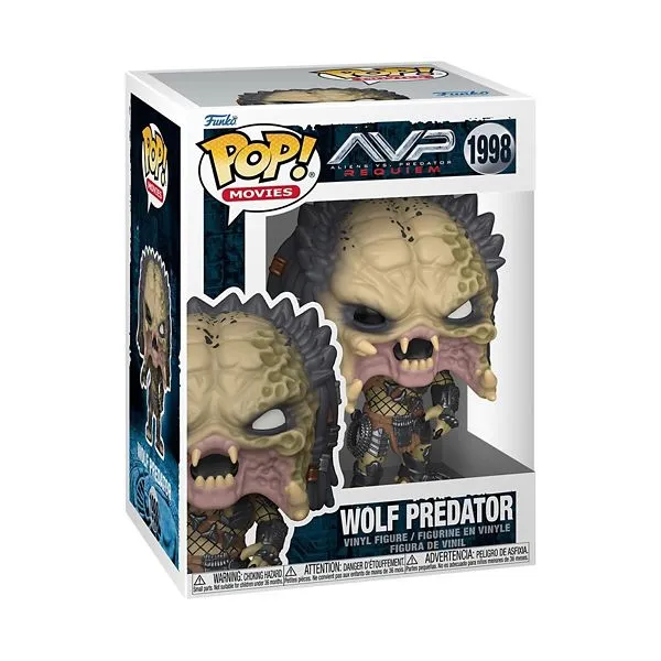 Фигурка Funko POP! Ужастики: Хищник-Волк (Чужие против Хищника)