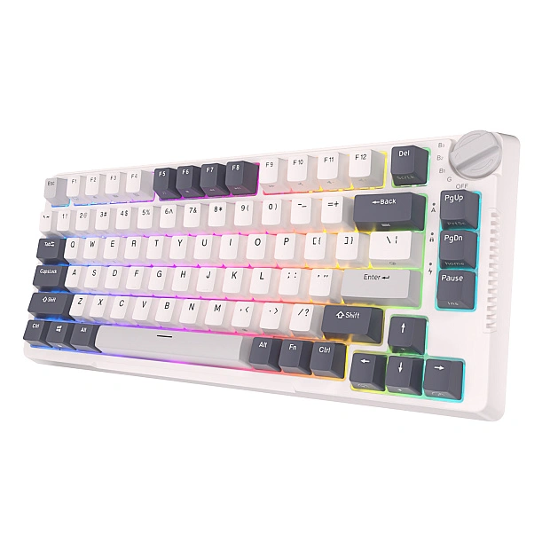 Клавиатура игровая Royal Kludge RK-H81 Blue switch (белая)