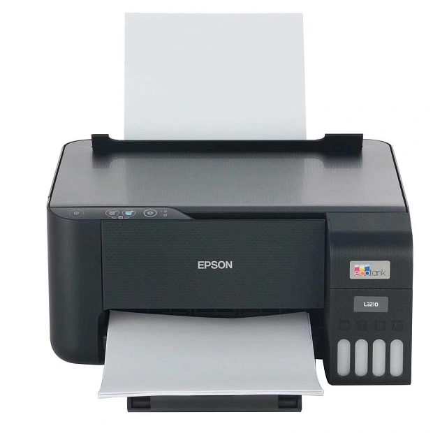 МФУ струйный цветной Epson EcoTank L3210 с СНПЧ, "3в1" принтер, сканер, копир, А4