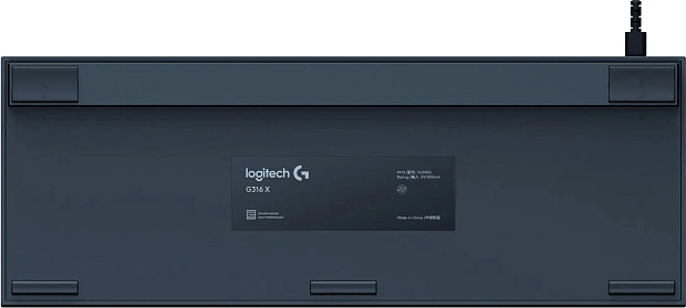 Клавиатура игровая проводная Logitech G316 X 920-013699 (чёрная)