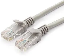 Интернет кабель (патч-корд) UTP Cablexpert PP12-2M кат.5e, 2м, литой, многожильный, серый