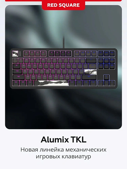 Клавиатура игровая проводная Red Square Alumix TKL Equinox v2 g3ms Sapphire RSQ-20065 (черная)