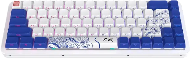 Клавиатура игровая проводная Red Square Alumix 68 Arita + коврик g3ms Sapphire RSQ-20059 (белая)