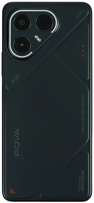 Смартфон Tecno POVA 7 5G 8/256GB Geek Black, LJ7, индустриальный черный