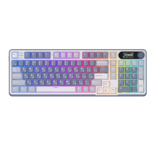 Клавиатура игровая Royal Kludge RK-S98 Cream switch (белая, серая)