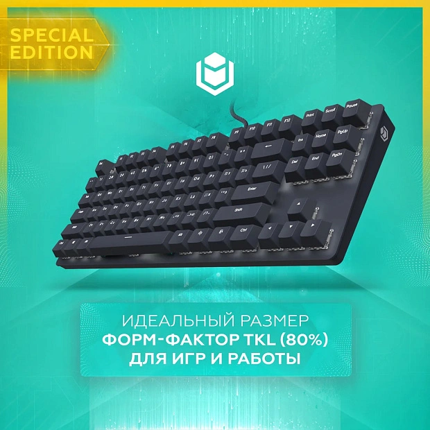 Клавиатура игровая проводная IO by Red Square Typex SE g3ms Sapphire io221 (черная)