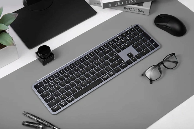 Клавиатура беспроводная утратонкая Keychron B6 Pro B6P-K1-RU (серый космос)