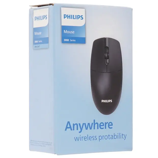 Мышь беспроводная Philips SPK7347, черный