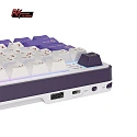 Клавиатура игровая Royal Kludge RK-S98 Chartreuse switch (белая,фиолетовая)