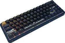 Клавиатура игровая проводная Red Square Alumix 68 Yotei + коврик g3ms Magnetite RSQ-20060 (синяя)