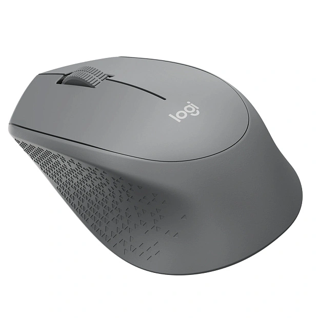 Мышь беспроводная Logitech M330 Silent Plus, 910-004927 (серая)