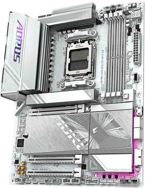 Материнская плата Gigabyte X870E Aorus Elite WiFi7 Ice (rev. 1.3)