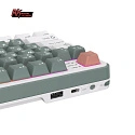 Клавиатура игровая Royal Kludge RK-S98 Brown switch (белая, зеленая)