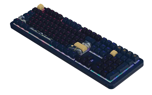 Клавиатура игровая проводная Red Square Alumix 104 Yotei g3ms Sapphire, RSQ-20069 (синий)