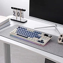 Клавиатура игровая Royal Kludge RK S85 Horizon Beige switch (белая,синяя)